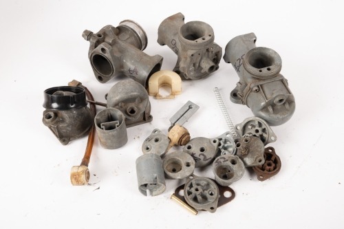 AMAL: A box of Amal concentric carburetor parts