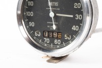 SMITHS: A Smiths chronometric 120 MPH speedometer, on face 'SC.3303/17', lens diameter 7cm - 2