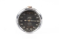 SMITHS: A Smiths chronometric 120 MPH speedometer gauge, on face 'S.467/203, lens diameter 7cm