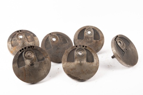 VELOCETTE: A group of assorted Velocette MAC flywheels