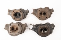 VELOCETTE: A group of four Velocette MAC iron cylinder heads - 3
