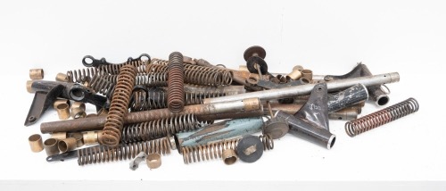 360 · VELOCETTE: A tub of assorted Velocette telescopic fork parts