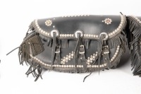 INDIAN CHIEF: A new, unused Indian Chief pair of leather panniers, made by Heathers Leathers (USA) - 2