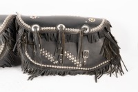 INDIAN CHIEF: A new, unused Indian Chief pair of leather panniers, made by Heathers Leathers (USA) - 3