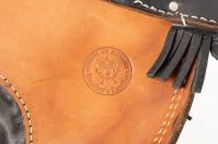INDIAN CHIEF: A new, unused Indian Chief pair of leather panniers, made by Heathers Leathers (USA) - 4
