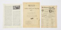 SHELL: Three Shell press ad for Super Shell with I.C.A. And celebrating Fangio and Ferrari success - 2