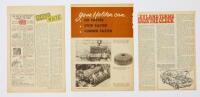 SHELL Three Shell press advertisements for Tasman Cup successes 1968-1971 and lubrication - 2