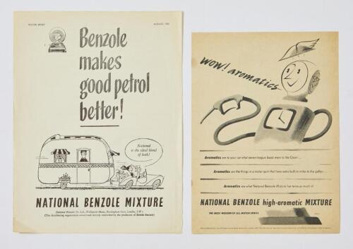 BENZOLE: Nationa Benzole Mixture magazine advertisementisements