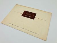 JAGUAR: A 12-page Sales Brochure for the Mark VII Saloon, textured stiff wraps - 2