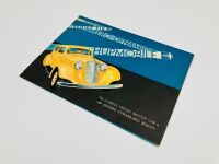 HUPMOBILE: An eight-page fold-out colour Sales Brochure for the 1935 Series 518 Aero-Dynamic - 2