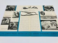 HUPMOBILE: An eight-page fold-out colour Sales Brochure for the 1935 Series 518 Aero-Dynamic - 5