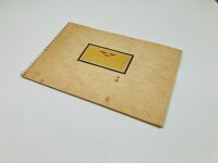 JAGUAR: A spiral-bound Deluxe Sales Brochure for the XK120 and Mark V models, with 'gilt' embossed front cover, colour illustrations to the inside and specifications for the models - 2