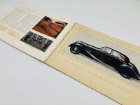 JAGUAR: A spiral-bound Deluxe Sales Brochure for the XK120 and Mark V models, with 'gilt' embossed front cover, colour illustrations to the inside and specifications for the models - 4