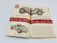 ALFA ROMEO: A four-page fold-out black and white Sales Brochure for the 6C Gran Sport - 5