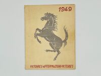 FERRARI: A rare 1949 Yearbook, softcover, 58 pages with two fold-outs, Italian text and signed and inscribed on page 39 by driver Franco Cornacchia - 2