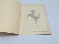 FERRARI: A rare 1949 Yearbook, softcover, 58 pages with two fold-outs, Italian text and signed and inscribed on page 39 by driver Franco Cornacchia - 5
