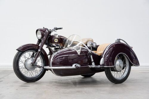 1956 Ariel Square Four MKII with Steib Sidecar [Location: Melbourne]