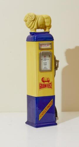 GOLDEN FLEECE: A c2000's Golden Fleece Ceramic Decanter Pump by Ceramic Innovations, Australia - 47cm high