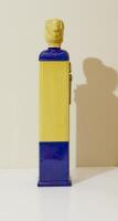 GOLDEN FLEECE: A c2000's Golden Fleece Ceramic Decanter Pump by Ceramic Innovations, Australia - 47cm high - 5