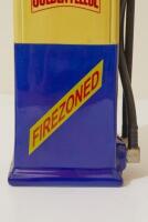 GOLDEN FLEECE: A c2000's Golden Fleece Ceramic Decanter Pump by Ceramic Innovations, Australia - 47cm high - 15