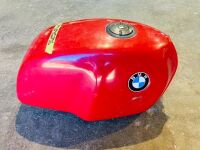 BMW: An original fuel tank, painted red to suit a R100RT [Location: Sydney]