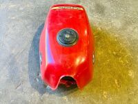 BMW: An original fuel tank, painted red to suit a R100RT [Location: Sydney] - 2