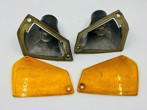 BMW: An original set of front fairing indicators, to suit RS & RT models from 1977 onwards [Location: Sydney]