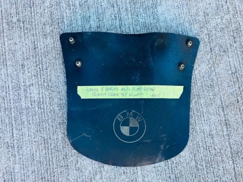 BMW: A rear rubber mudflap to suit /5, /6 & /7 models [Location: Sydney]