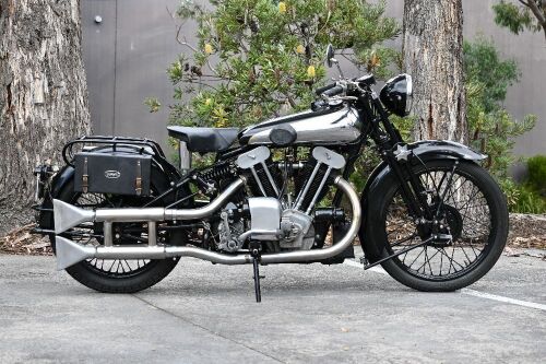 16 · 1933 Brough Superior SS100 Spring Frame Model [Location: Melbourne]