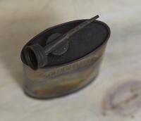 GOLDEN FLEECE: Golden Fleece Home Lubricant original Hexagon Tin with combination screw top. - 6