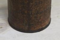 MOBIL: Mobiloil Artic One Quart Cylinderical Tin - 5