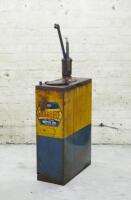 GOLDEN FLEECE: Golden Fleece Hi-Boy with Pump Multi Compounded Motor Oil Hexagonal logo