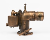 CARBURETTOR: A large Zenith (USA) brass carburettor, marked 'L8 3705', inlet width 2.15 inches
