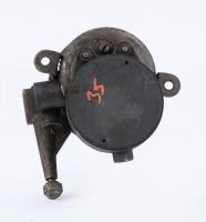 VAN SICKLEN: A circa early 1920s Van Sicklen speedometer gauge with Elgin clock to lower centre, believed to have been used on Cadillac & Buick, lens diameter 8cm - 2