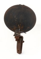 NOTEK: A Notek oval shaped spot lamp, yellow main lens & small blue lens to centre, lens diameter 14.5cm, overall width 19.5cm - 2