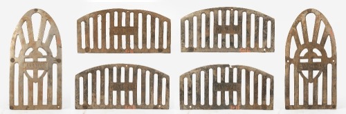 MAXWELL: A group of six Maxwell running board kick plates, believed to be a set