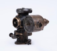 RAYFIELD: A circa 1930s solid brass one barrel Rayfield M3V carburettor - 2