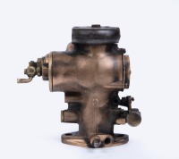 RAYFIELD: A circa 1930s solid brass one barrel Rayfield M3V carburettor - 4