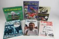 MOTORSPORT: Six motorsport related books (signed Hawkins)
