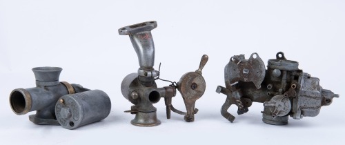 MOTORCYCLE CARBURETTORS: Three motorcycle carburettors