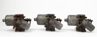 S.U CARBURETTORS: Three S.U HS8 type carburettors, two inch inlet size, believed to suit Jaguar XJ 6