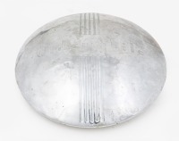 OLDSMOBILE: A circa mid 1930s Oldsmobile wheel hub cap, 23cm diameter