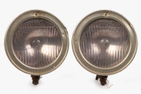 HEADLAMPS: A headlamp pair, believed to be US made, with Parabeam lenses, lens diameter 18cm