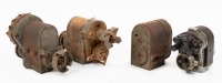 MAGNETOS: A group of four magnetos, includes a Simms G4 type, a Splitdorf model 'S', a Watford, and a B.T.H GA4 type - 2