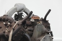 ENGINE: An impressive circa 1923 Lafayette V8 engine fitted with bell housing, Delco starter motor, Winfield Model-S carburettor and manifold, numbered '2536' - 7