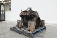 ENGINE: An impressive circa 1923 Lafayette V8 engine fitted with bell housing, Delco starter motor, Winfield Model-S carburettor and manifold, numbered '2536' - 14