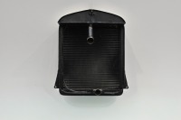 DELAGE: A reconditioned circa mid 1920s Delage DI radiator with enamel badge, core & surround, with new core & recently re-nickelled, 72cm high, 54cm wide - 5