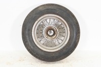 WIRE WHEELS: Three steel wire wheels, two fitted with Pirelli ST17 (6.00-16 load range) tyres, size believed to be 5 x 17 inch - 7