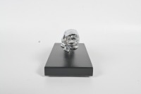 JAGUAR: A circa late 1940s Jaguar 'leaping Jaguar' mascot, to suit SS, MkIV & MkV, 20cm long, affixed to timber base - 2