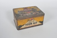 REPAIR KITS: Two original vintage & veteran repair tin box kits - 2